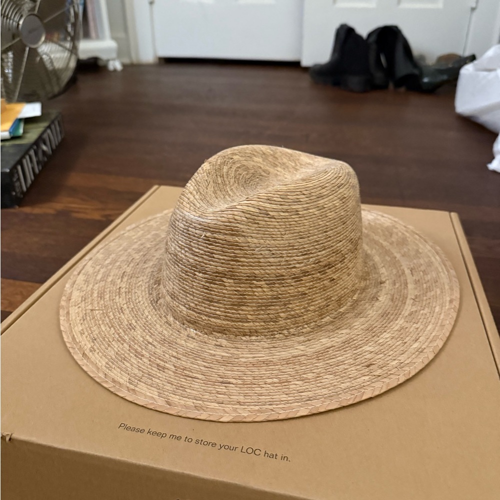 Lack Of Color Tan Straw Hat